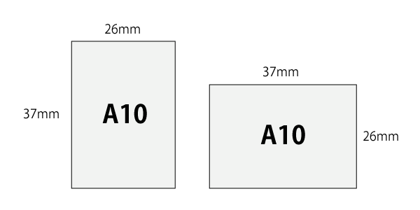 A10用紙サイズ・寸法